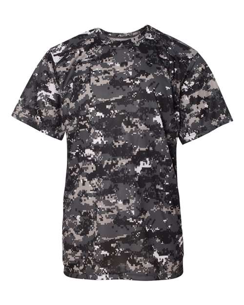 Badger Youth Digital Camo T-Shirt 2180 Graphite Digital