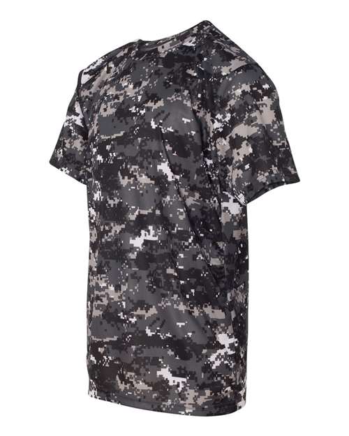 Badger Youth Digital Camo T-Shirt 2180 Graphite Digital