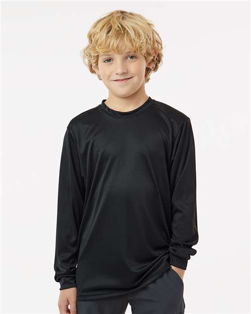 Custom Embroidered  C2 Sport Youth Performance Long Sleeve T-Shirt 5204  