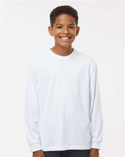 Custom Embroidered  C2 Sport Youth Performance Long Sleeve T-Shirt 5204  