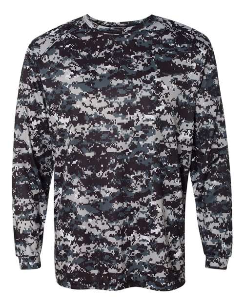 Badger Men's Digital Camo Long Sleeve T-Shirt 3402