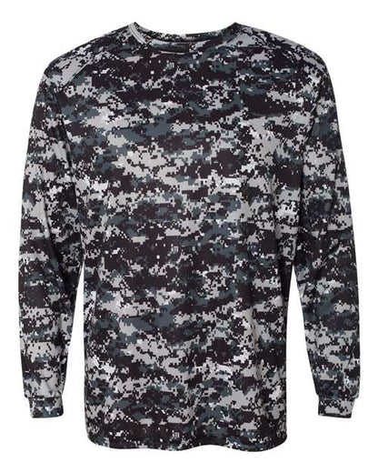 Badger Men's Digital Camo Long Sleeve T-Shirt 3402