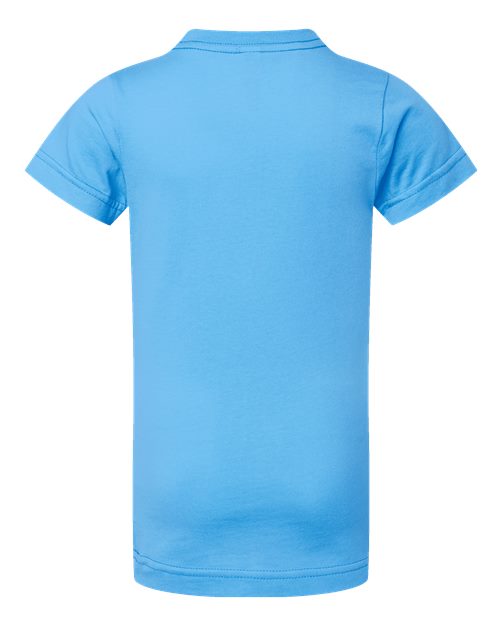 LAT Girls' Fine Jersey Tee 2616 Aqua