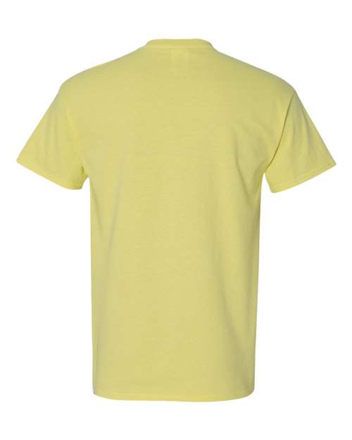 Gildan Women’s 1X1 Baby Rib Raglan Three-Quarter Sleeve Tee 2000 Cornsilk Custom Embroidered Business Logo