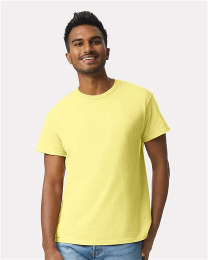 Custom Embroidered  Gildan Ultra Cotton® T-Shirt 2000 Cornsilk