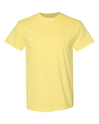 Gildan USA-Made Fine Jersey T-Shirt 5000 Coral Silk Custom Embroidered Business Logo
