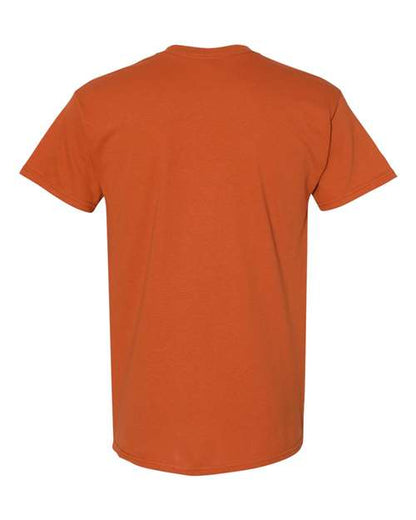 Gildan USA-Made Fine Jersey T-Shirt 5000 Tennessee Orange Custom Embroidered Business Logo