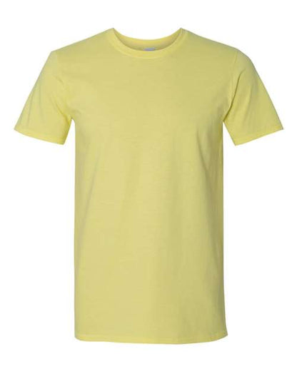 Gildan Softstyle® T-Shirt 64000 Coral Silk Custom Embroidered Business Logo