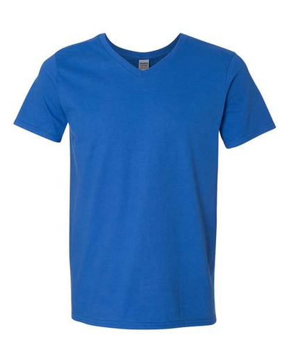 Gildan Softstyle® V-Neck T-Shirt 64V00 Custom Embroidered Business Logo