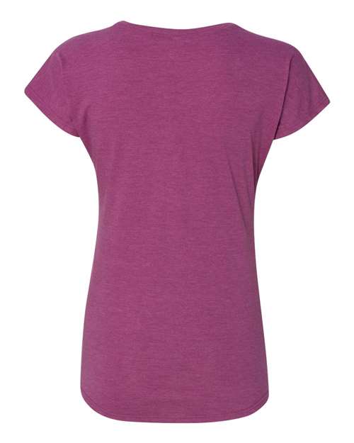 Anvil Women’s Triblend V-Neck T-Shirt 6750VL