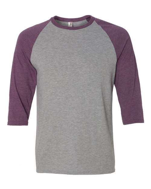 Anvil Triblend Raglan Three-Quarter Sleeve T-Shirt 6755