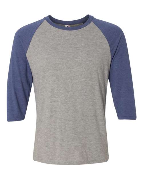 Anvil Triblend Raglan Three-Quarter Sleeve T-Shirt 6755
