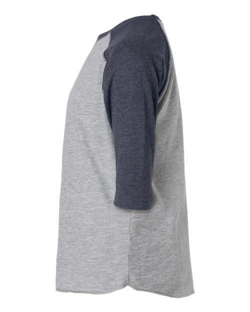 Rabbit Skins Toddler Baseball Fine Jersey Three-Quarter Sleeve Tee 3330