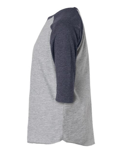 Rabbit Skins Toddler Baseball Fine Jersey Three-Quarter Sleeve Tee 3330