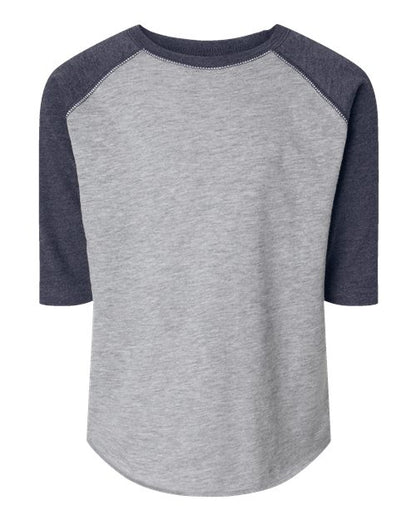 Rabbit Skins Toddler Baseball Fine Jersey Three-Quarter Sleeve Tee 3330