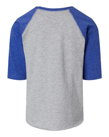 Rabbit Skins Toddler Baseball Fine Jersey Three-Quarter Sleeve Tee 3330