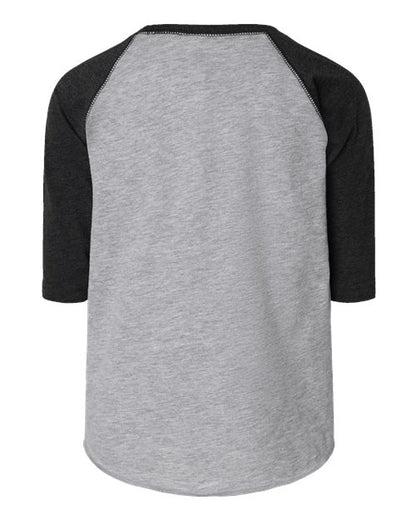 Rabbit Skins Toddler Baseball Fine Jersey Three-Quarter Sleeve Tee 3330