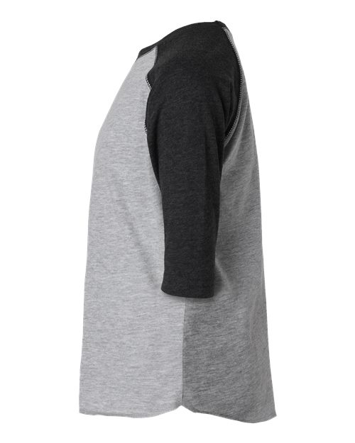 Rabbit Skins Toddler Baseball Fine Jersey Three-Quarter Sleeve Tee 3330
