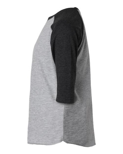 Rabbit Skins Toddler Baseball Fine Jersey Three-Quarter Sleeve Tee 3330