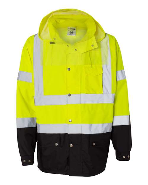 Kishigo Storm Cover Waterproof Rain Jacket RWJ102-103
