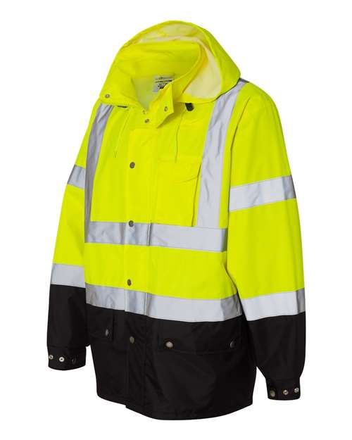 Kishigo Storm Cover Waterproof Rain Jacket RWJ102-103