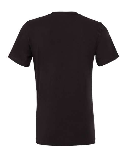 BELLA + CANVAS Jersey Tee 3001 Vintage Black Custom Embroidered Business Logo