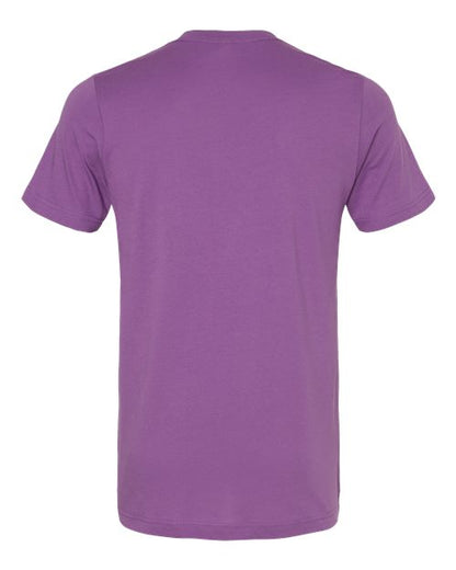 BELLA + CANVAS Jersey Tee 3001 Royal Purple Custom Embroidered Business Logo