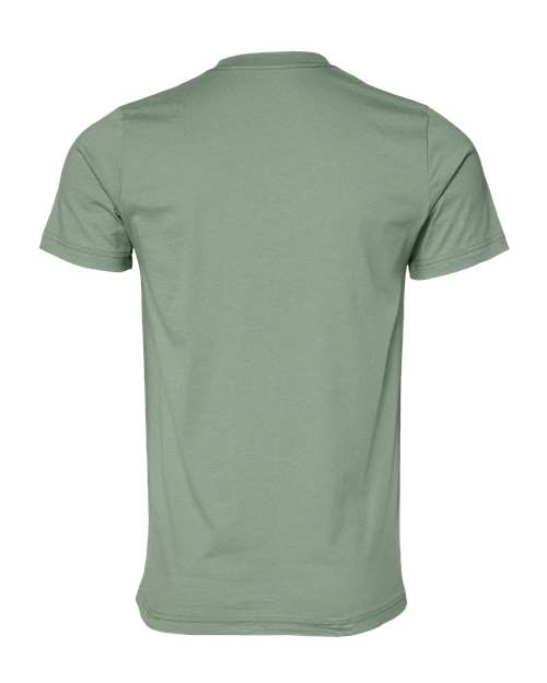 BELLA + CANVAS Jersey Tee 3001 Sage Custom Embroidered Business Logo