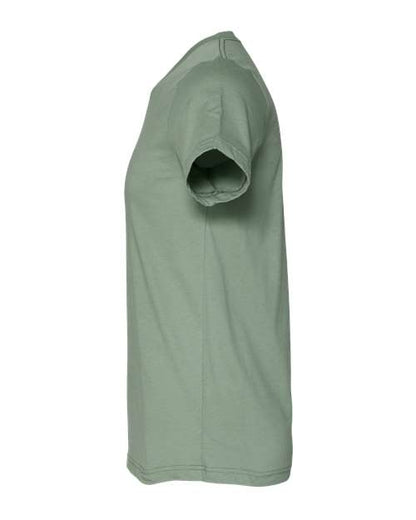BELLA + CANVAS Jersey Tee 3001 Sage Custom Embroidered Business Logo