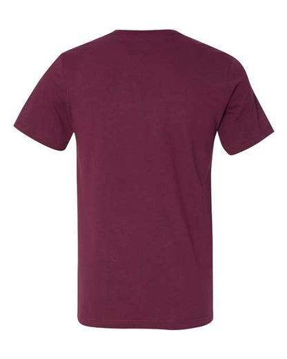 BELLA + CANVAS Jersey V-Neck Tee 3005 Kelly Custom Embroidered Business Logo
