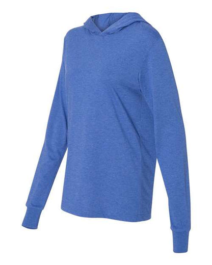 BELLA + CANVAS Jersey Hooded Long Sleeve Tee 3512 Custom Embroidered Business Logo