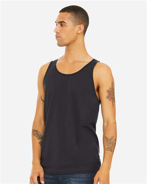 BELLA + CANVAS Jersey Tank 3480 Dark Grey