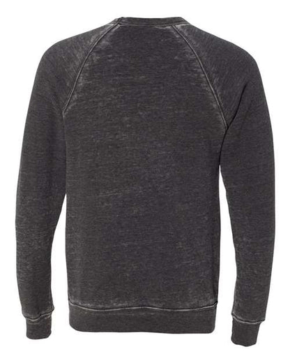 BELLA + CANVAS Sponge Fleece Raglan Crewneck Sweatshirt 3901 Custom Embroidered Business Logo