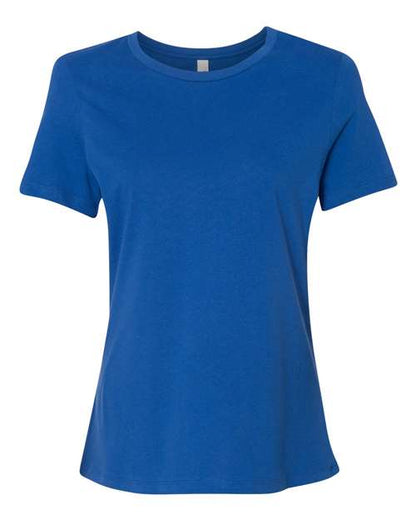 BELLA + CANVAS Women’s Relaxed Jersey Tee 6400 Custom Embroidered Business Logo
