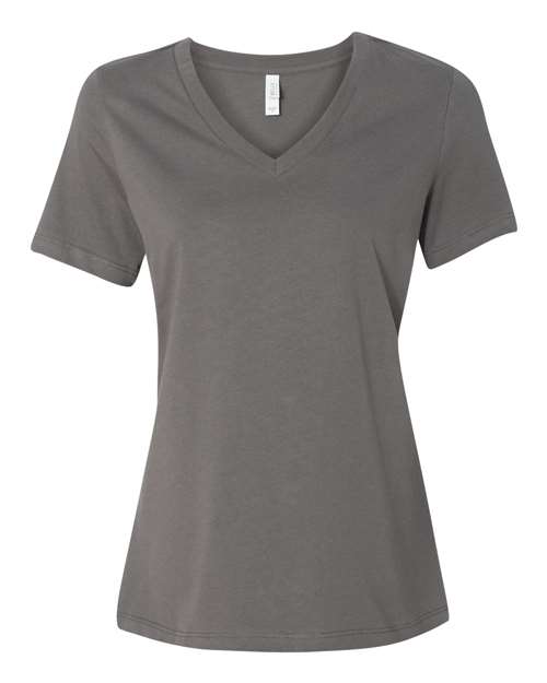 BELLA + CANVAS Women’s Relaxed Fit Heather CVC Tee 6400CVC Custom Embroidered Business Logo