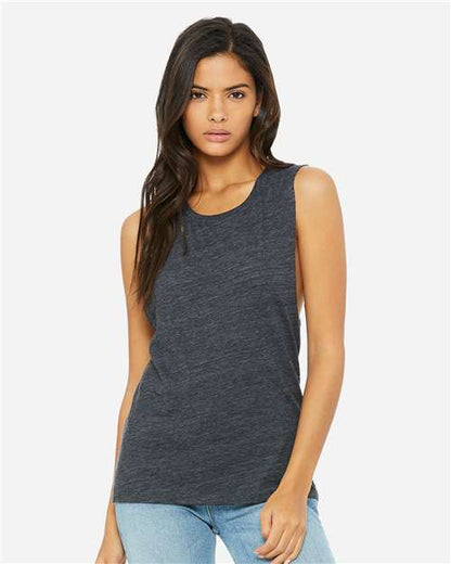 BELLA + CANVAS Women's Flowy Scoop Muscle Tank 3092