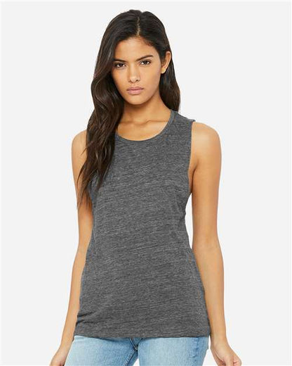BELLA + CANVAS Women's Flowy Scoop Muscle Tank 3092