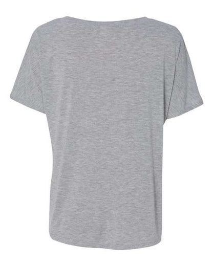 BELLA + CANVAS Women’s Slouchy V-Neck Tee 8815 Custom Embroidered Business Logo