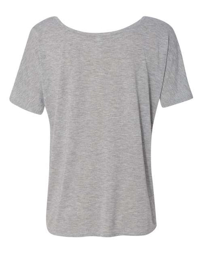 BELLA + CANVAS Women’s Slouchy V-Neck Tee 8815 Custom Embroidered Business Logo