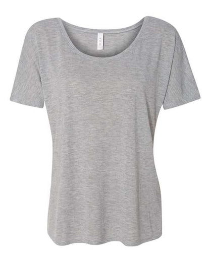 BELLA + CANVAS Women’s Slouchy V-Neck Tee 8815 Custom Embroidered Business Logo