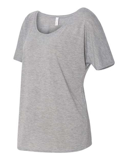 BELLA + CANVAS Women’s Slouchy V-Neck Tee 8815 Custom Embroidered Business Logo