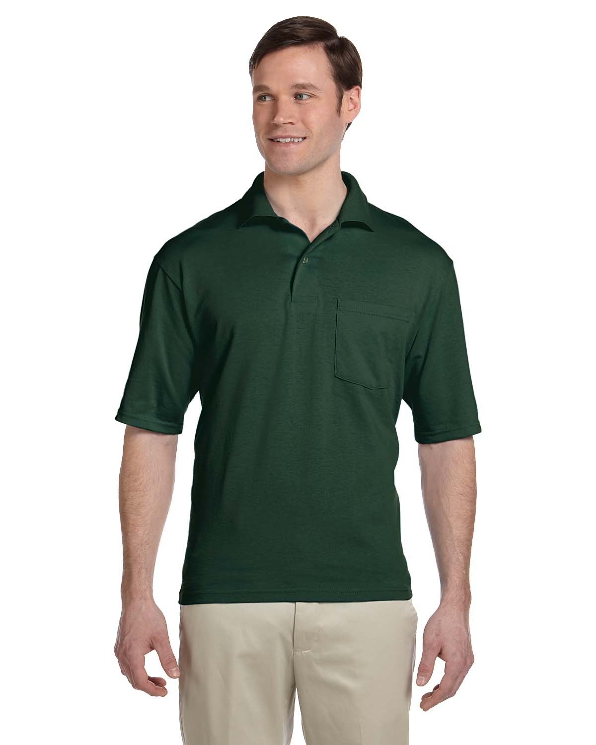 Jerzees Adult SpotShield™ Pocket Jersey Polo 436P