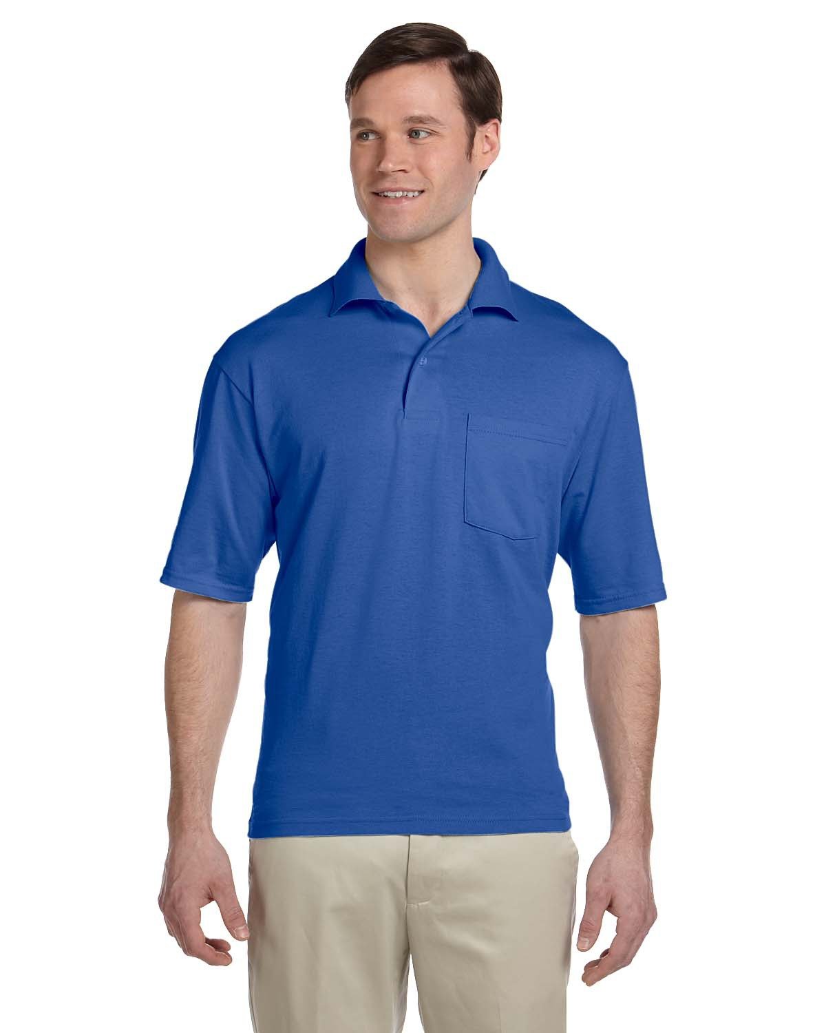 Jerzees Adult SpotShield™ Pocket Jersey Polo 436P