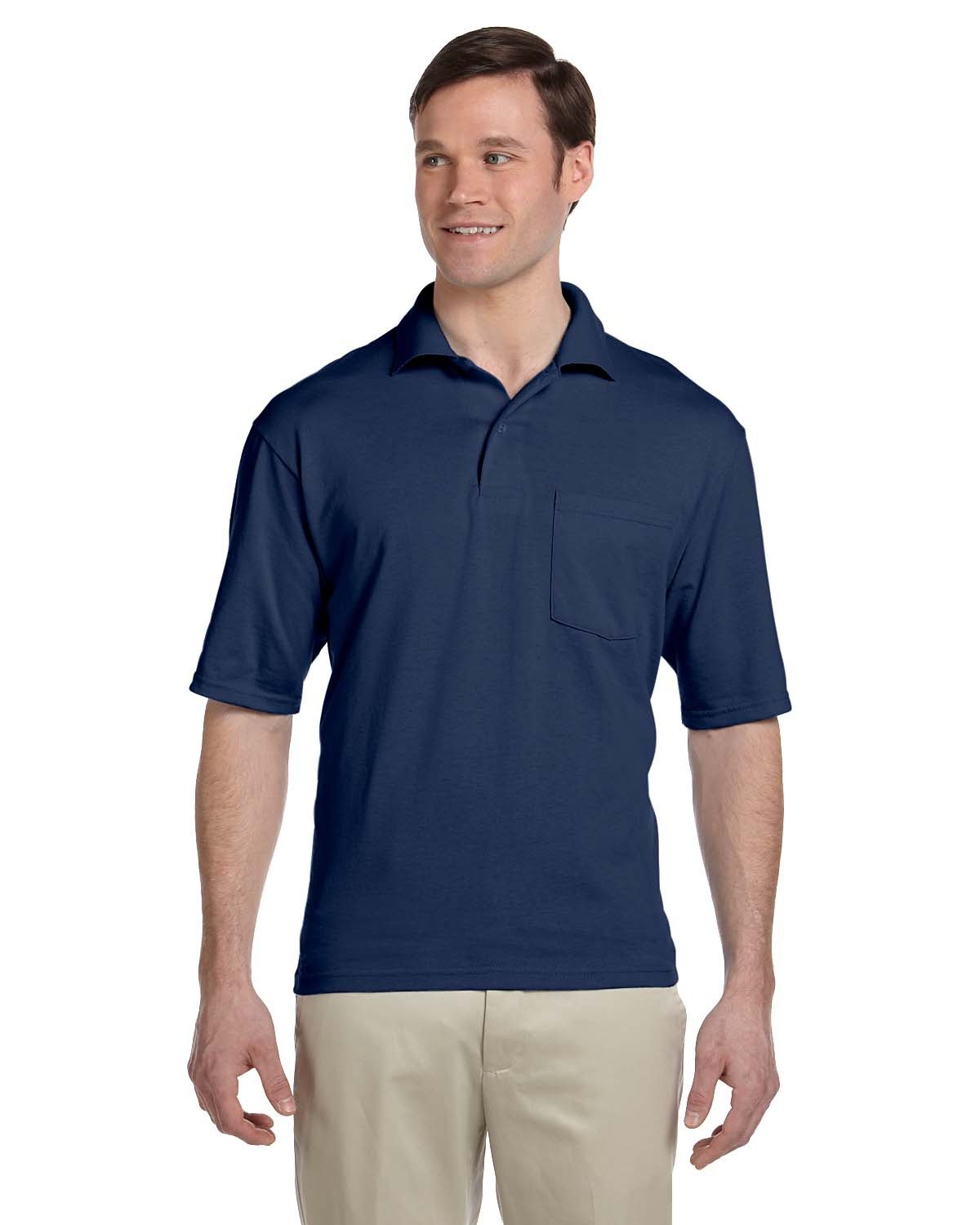 Jerzees Adult SpotShield™ Pocket Jersey Polo 436P