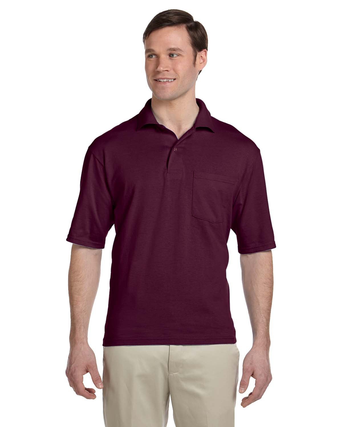 Jerzees Adult SpotShield™ Pocket Jersey Polo 436P