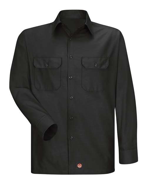 Red Kap Ripstop Long Sleeve Shirt SY50 Custom Embroidered Business Logo