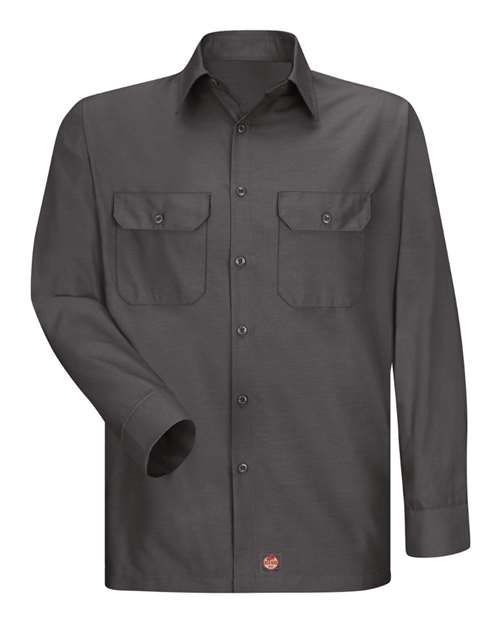 Red Kap Ripstop Long Sleeve Shirt SY50 Custom Embroidered Business Logo