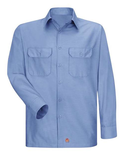 Red Kap Ripstop Long Sleeve Shirt SY50 Custom Embroidered Business Logo