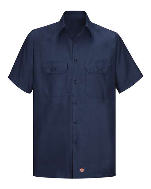 Red Kap Men's Ripstop Short Sleeve Work Shirt SY60