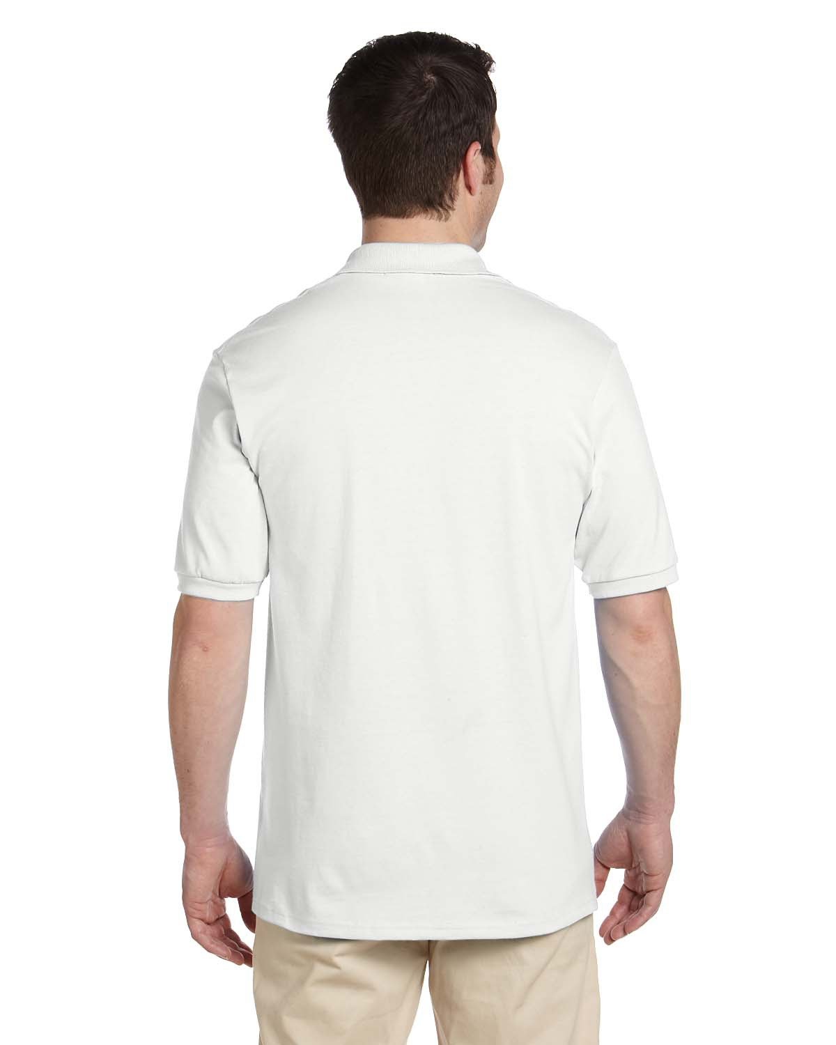 Jerzees Adult SpotShield™ Jersey Polo 437 WHITE